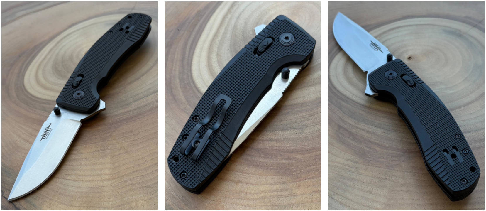 JKR Zavírací nůž, 8,3 cm, ABS, Axis lock, černý
