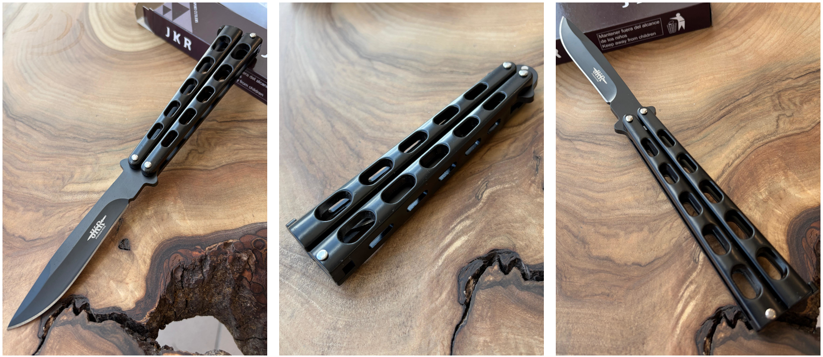 JKR Motýlek, 10,5 cm, zamak, černý