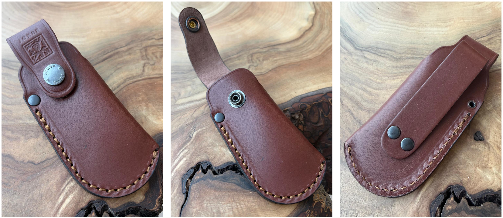 Joker Pouzdro na zavírací nože do 110 mm, hnědé