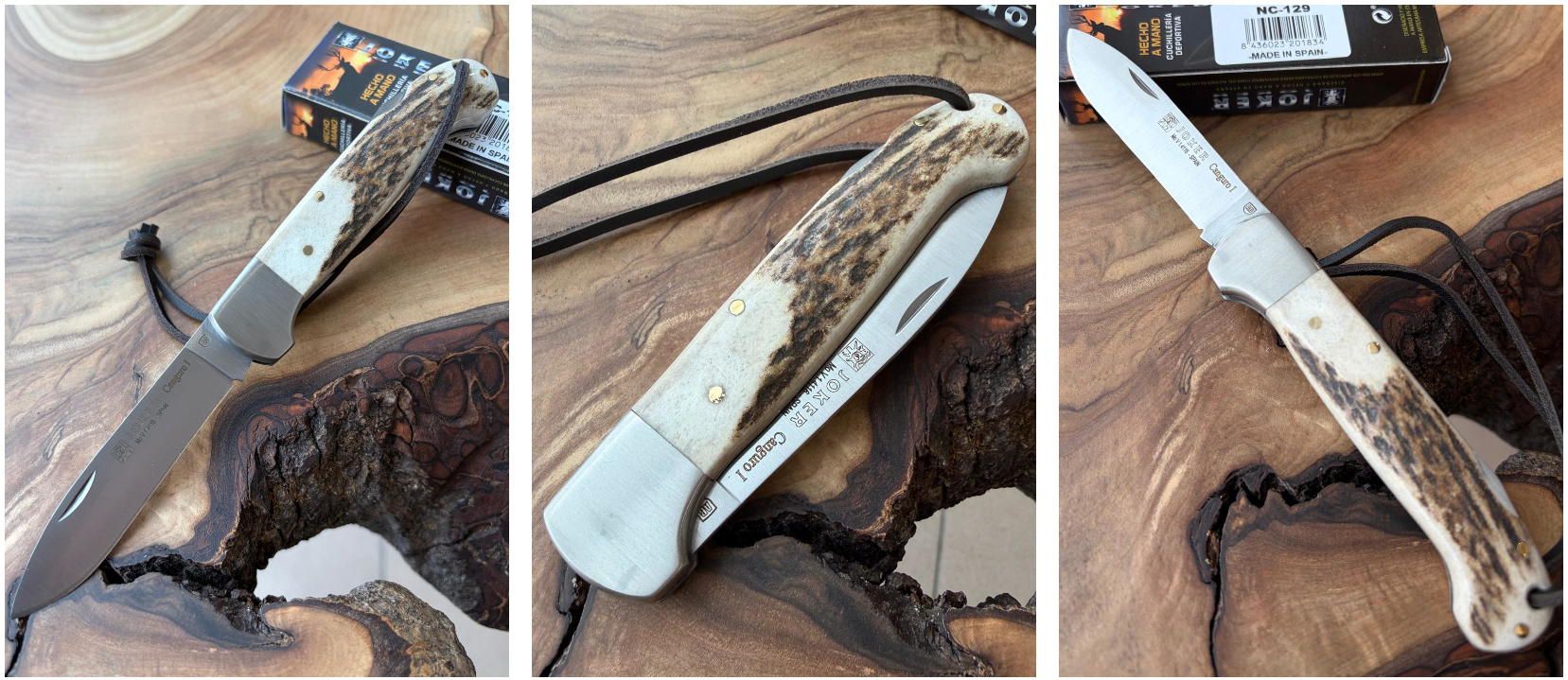 Joker Canguro I – Zavírací nůž, 8,5 cm, paroh