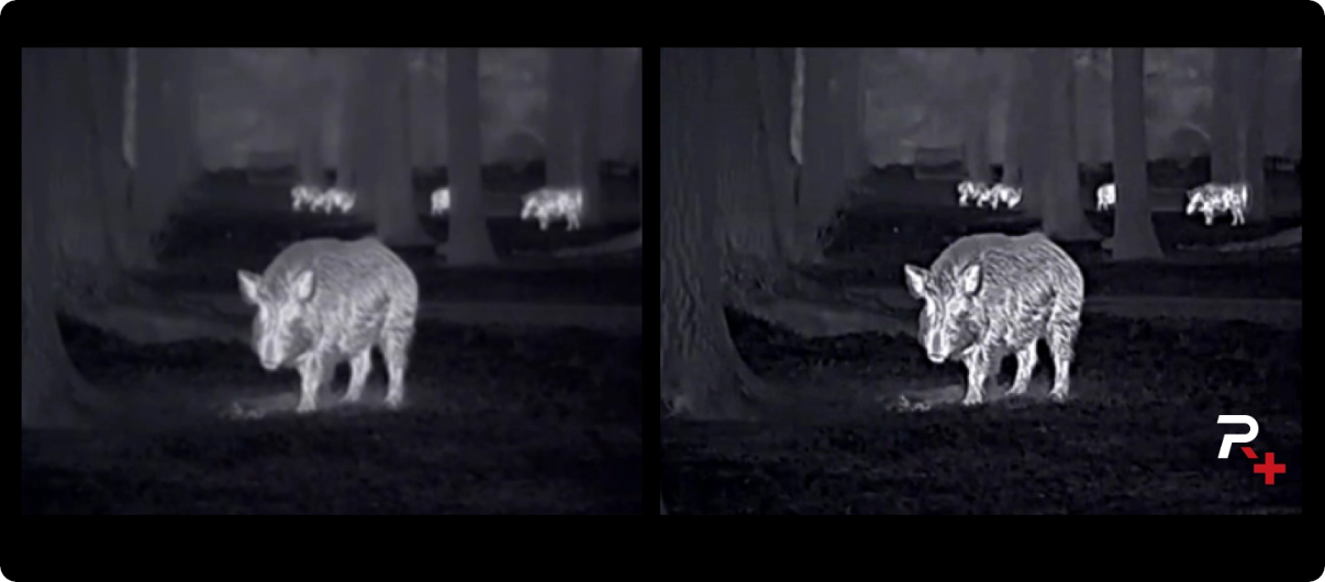 Termovizní monokulár Nocpix Lumi, algoritmus Reality+ AI