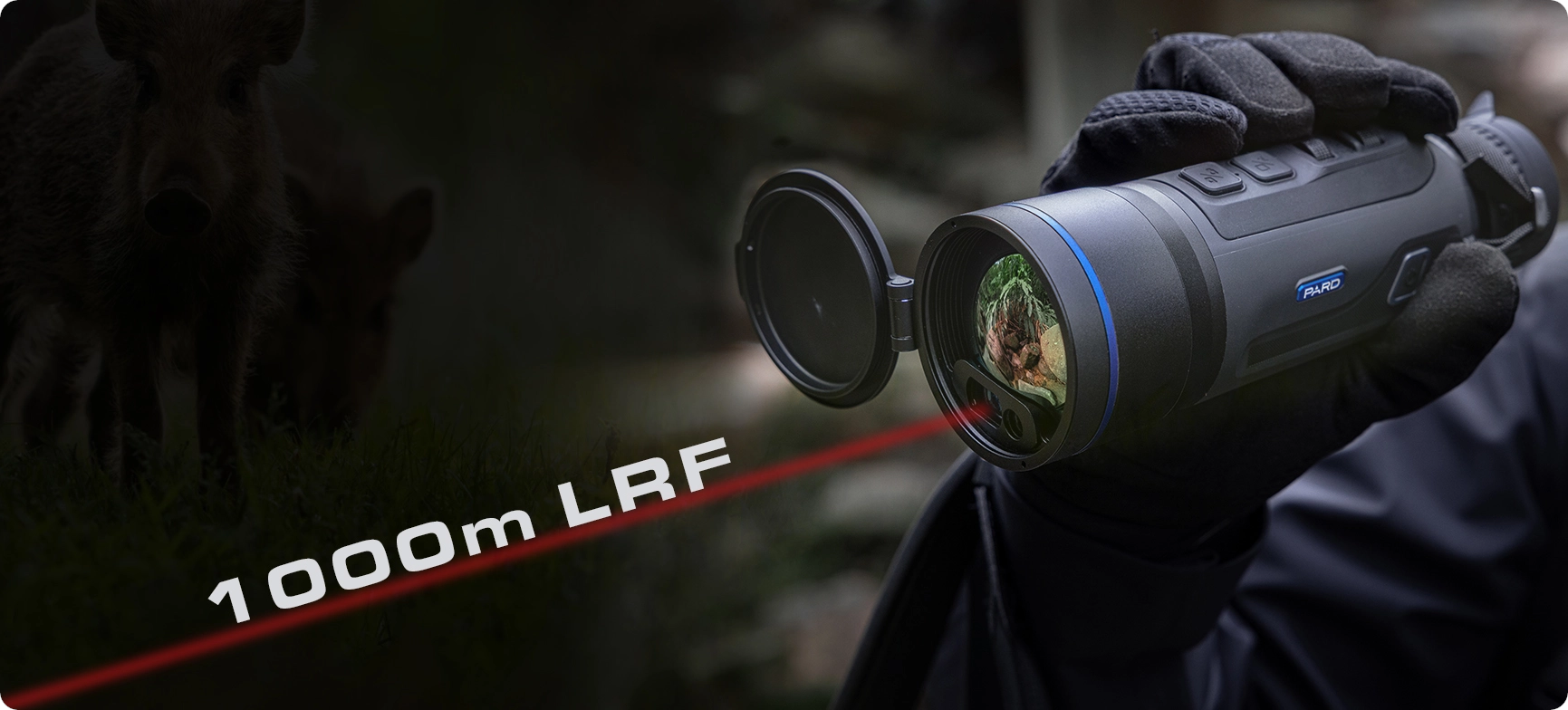 PARD Leopard eX 640-50 LRF 2.0 – Termovizní monokulár s laserovým dálkoměrem