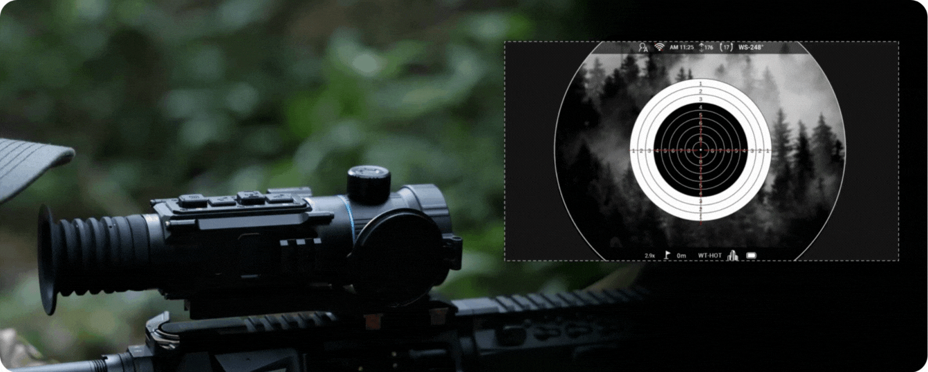 PARD Ocelot Q - Balistický kalkulátor a laserový dálkoměr