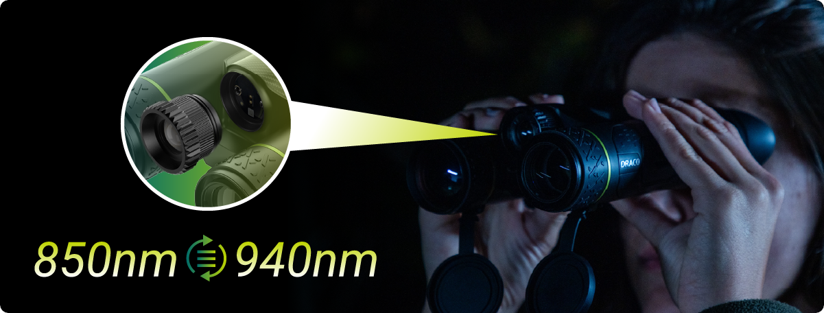 Pixfra Draco - Termovizní dalekohled s nočním viděním a dálkoměrem