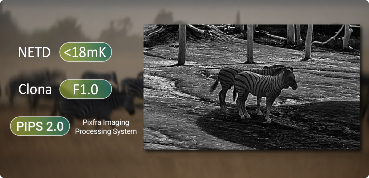 Pixfra, Pegasus PRO, termovizní senzor