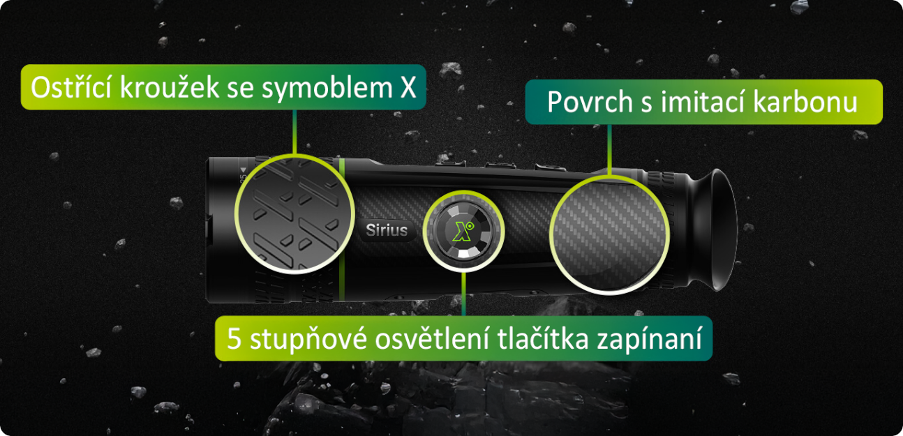 Pixfra, Sirius, design