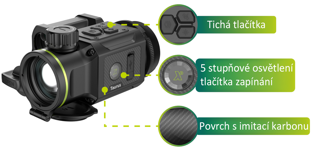 Pixfra, Taurus LRF, design