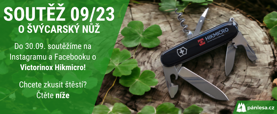 Zářijová soutěž o Victorinox Hikmicro, PánLesa.cz, Pán Lesa CZ