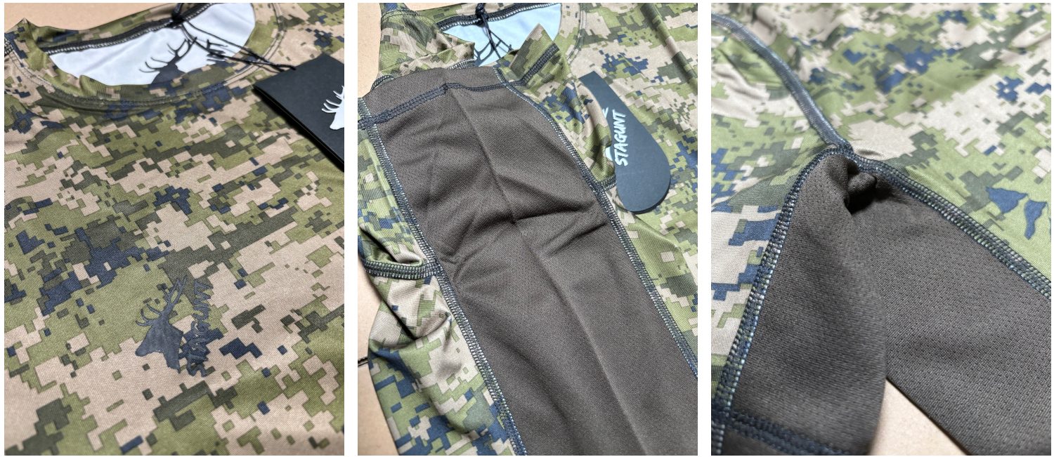Stagunt Orset Green Pixel Camo - Tričko, zelené