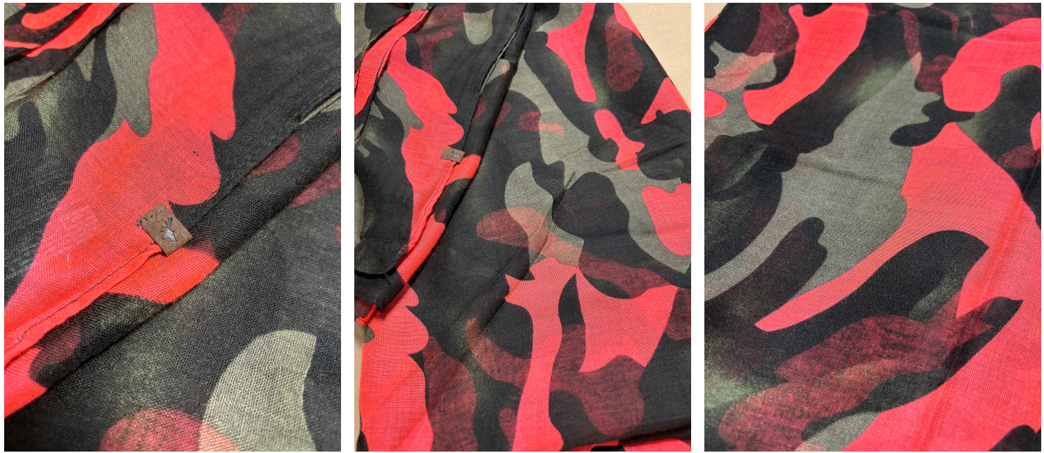 Stagunt Justeen Military Pink Camoo - Šátek, růžový