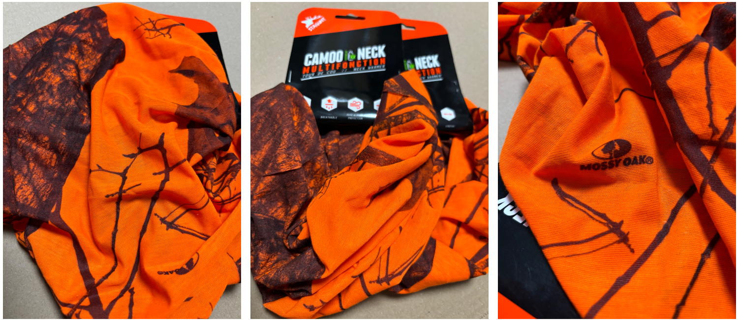 Stagunt Blaze Camoo - Šátek, oranžová kamufláž