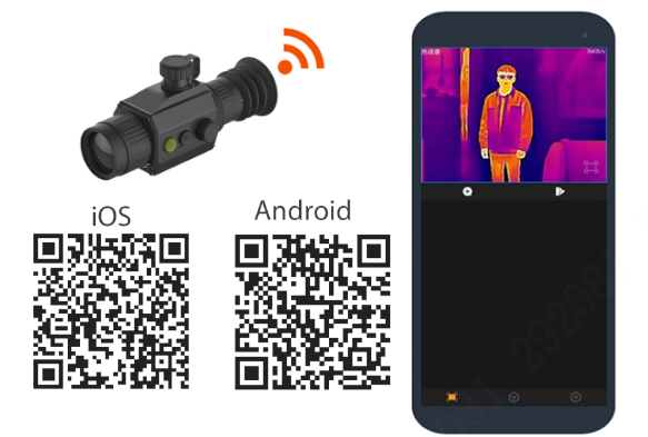 Pixfra Chiron, termovizní předsádka, mobilní aplikace Thermal Connection