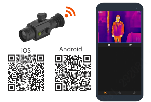 Pixfra Chiron, termovizní puškohled, mobilní aplikace Thermal Connection, PánLesa.cz