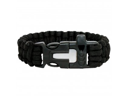 JKR Survival paracord náramek, černý, JKR2598