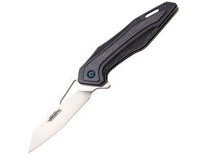 JKR PRO Zavírací nůž, 8,2 cm, G10 a karbon, černý