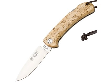 Joker Cocker – Zavírací nůž, 9 cm, kudrnatá bříza