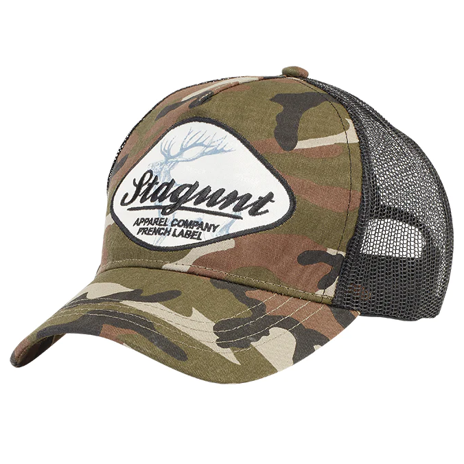 Stagunt Mac Military Camoo - Kšiltovka, zelená kamufláž s logem