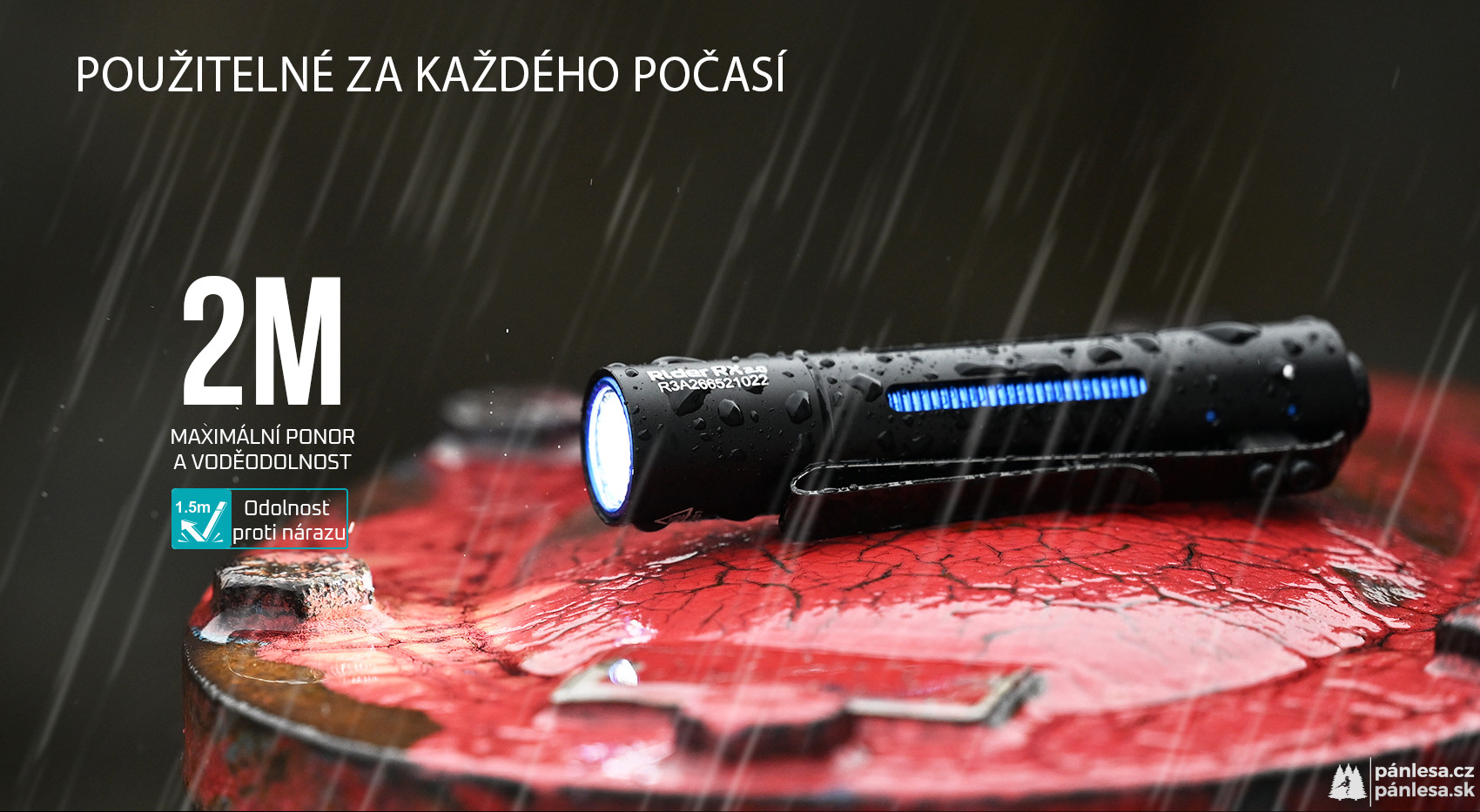 AceBeam Rider RX 2.0 AL, 1000 lm, black - LED svítilna, černá