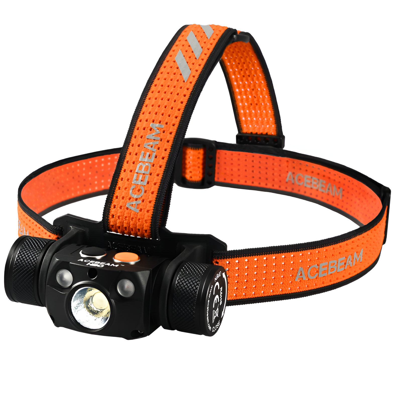 AceBeam H30 R+G, 4000 lm, black - LED čelovka, černá