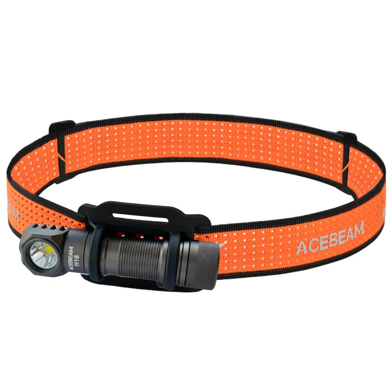 AceBeam H16, 1000 lm, grey - LED čelovka, šedá