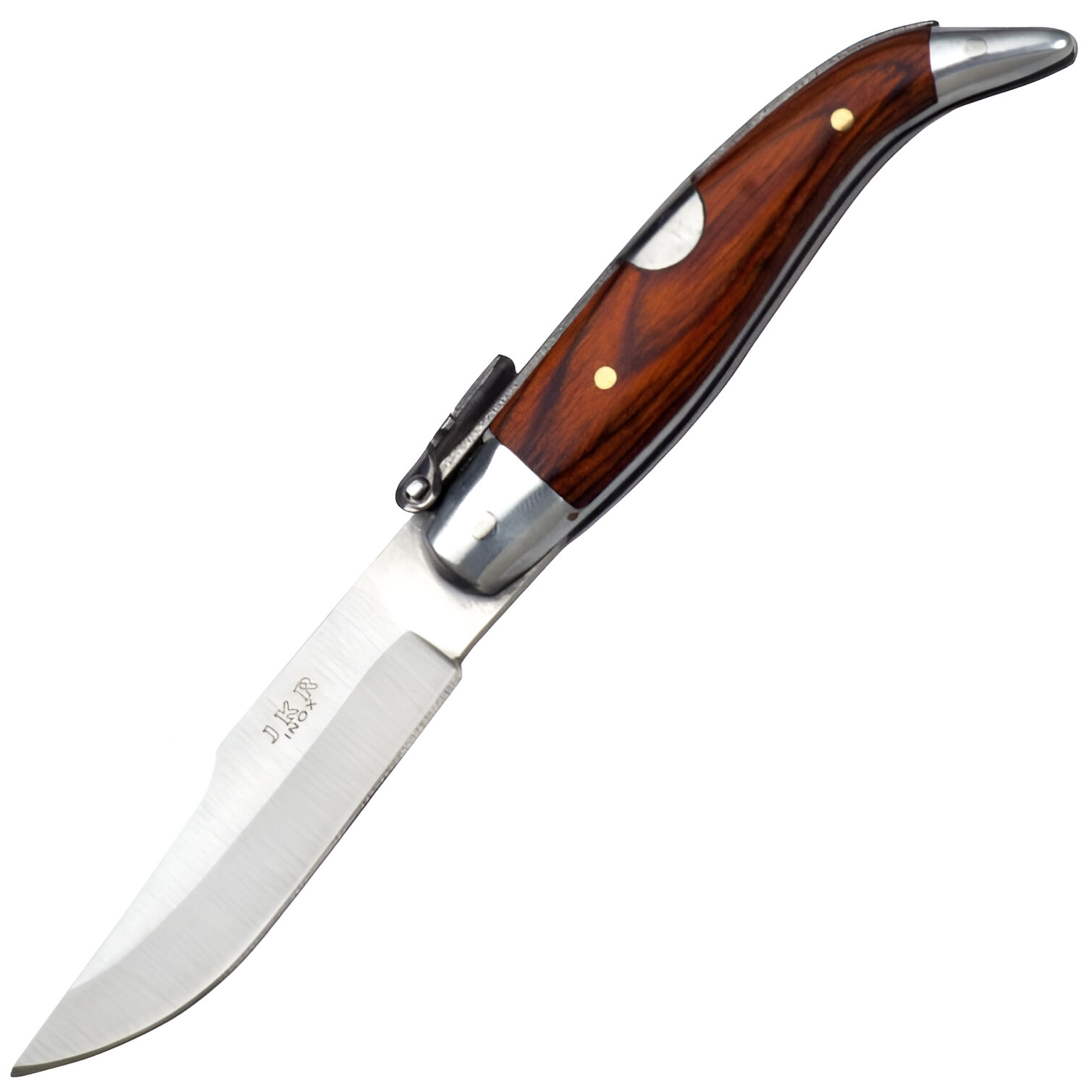 JKR Tradiční španělský zavírací nůž, 6,5 cm, červené dřevo, JKR0140
