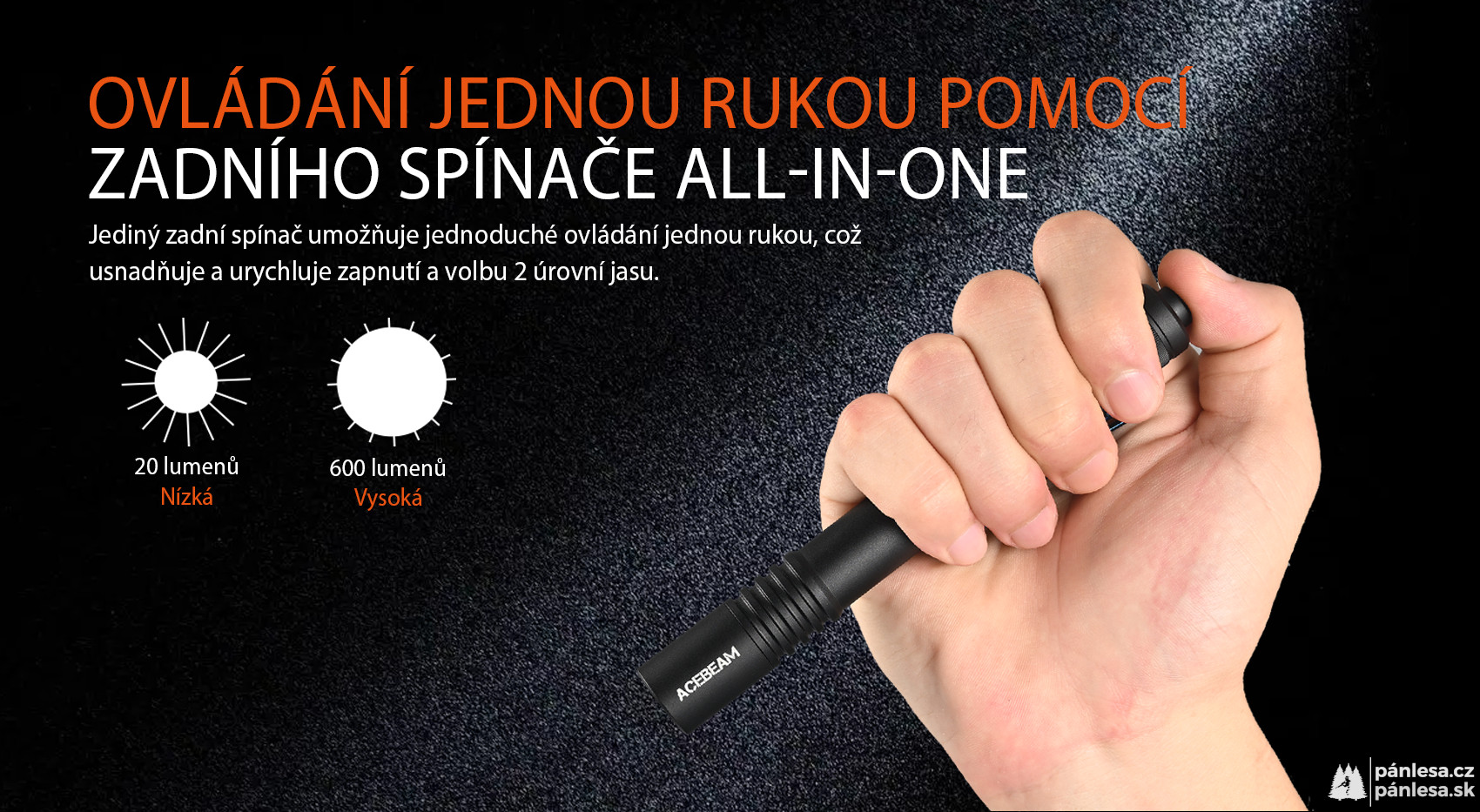 AceBeam Pokelit 2AA, 600 lm, forest green - LED svítilna, zelená