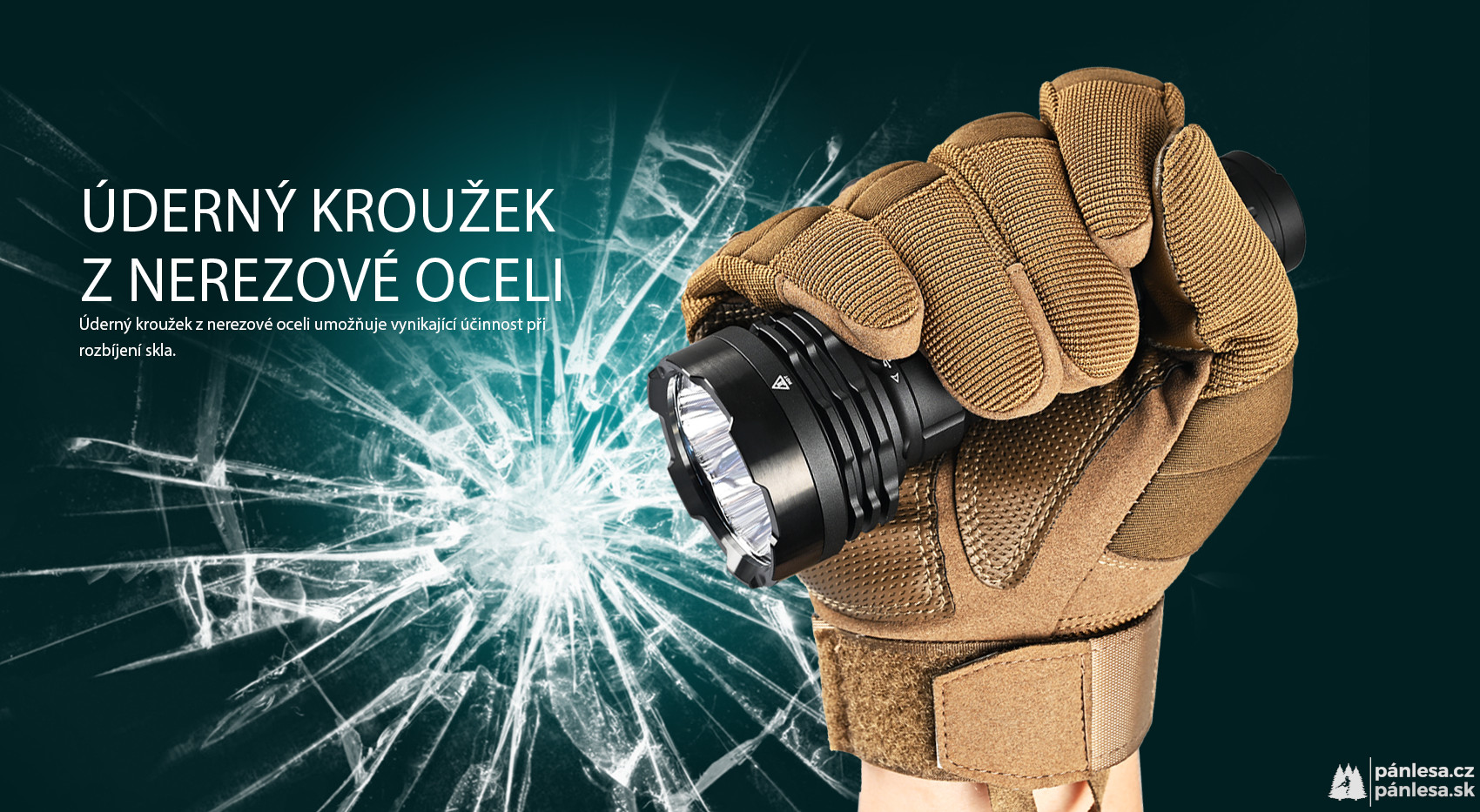 AceBeam Defender P18, 5000 lm, black - Taktická LED svítilna, černá
