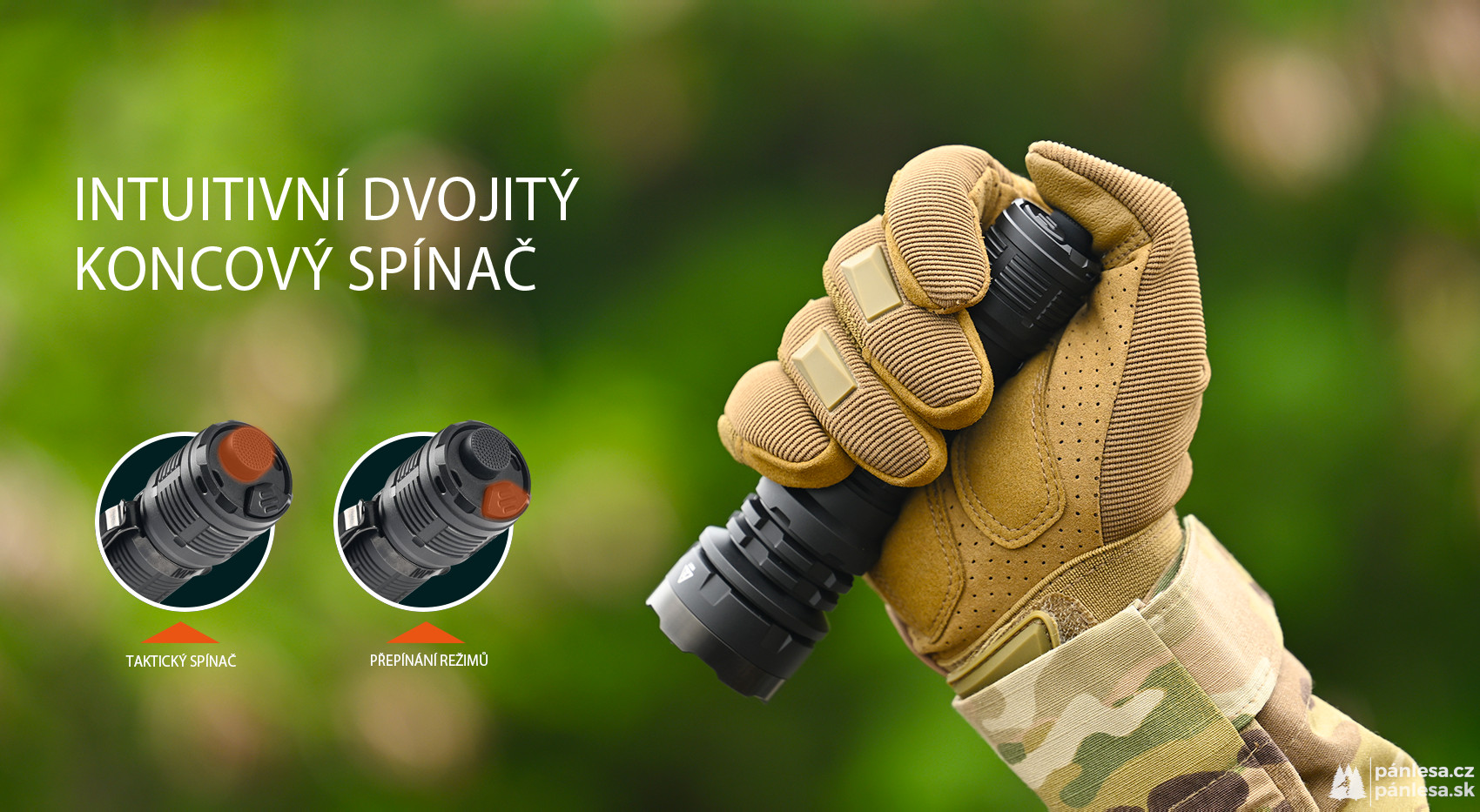 AceBeam Defender P17, 4900 lm, black - Taktická LED svítilna, černá