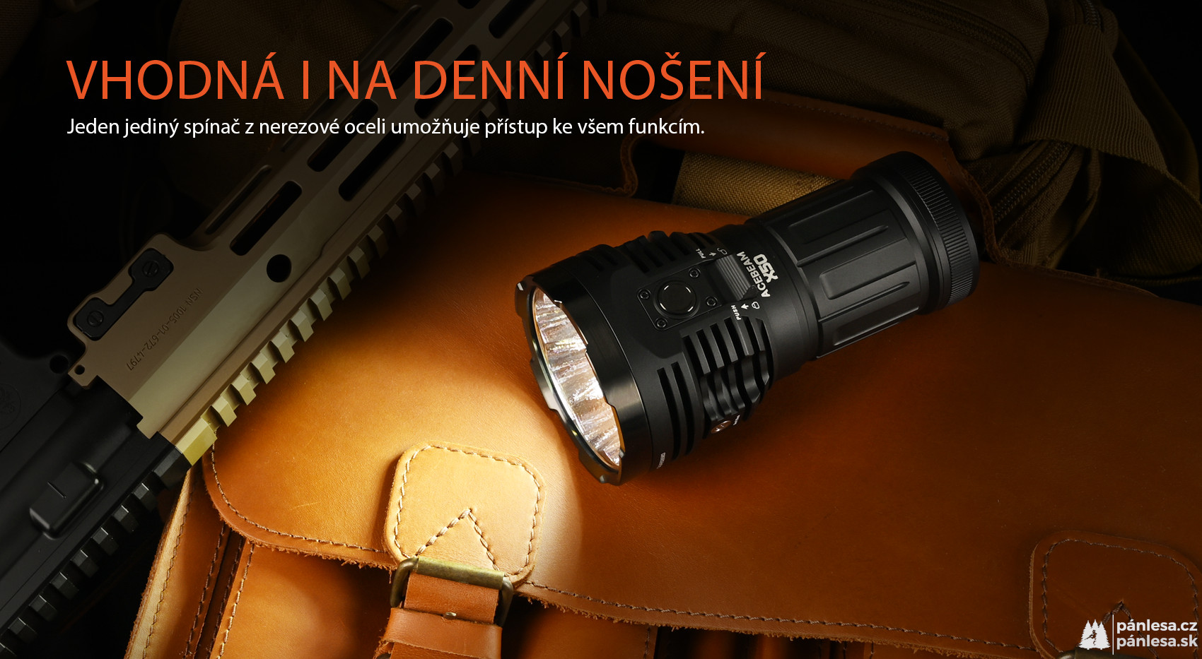 AceBeam X50 2.0, 45000 lm, black - LED svítilna, černá