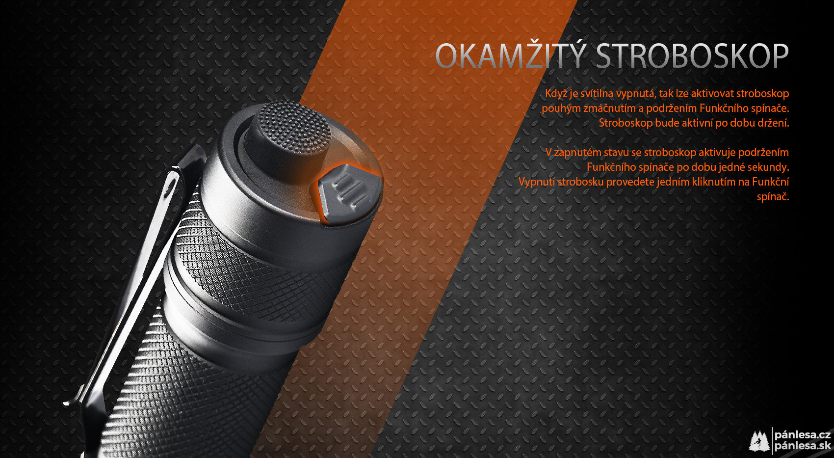 AceBeam Defender P16, 1800 lm, black - Taktická LED svítilna, černá