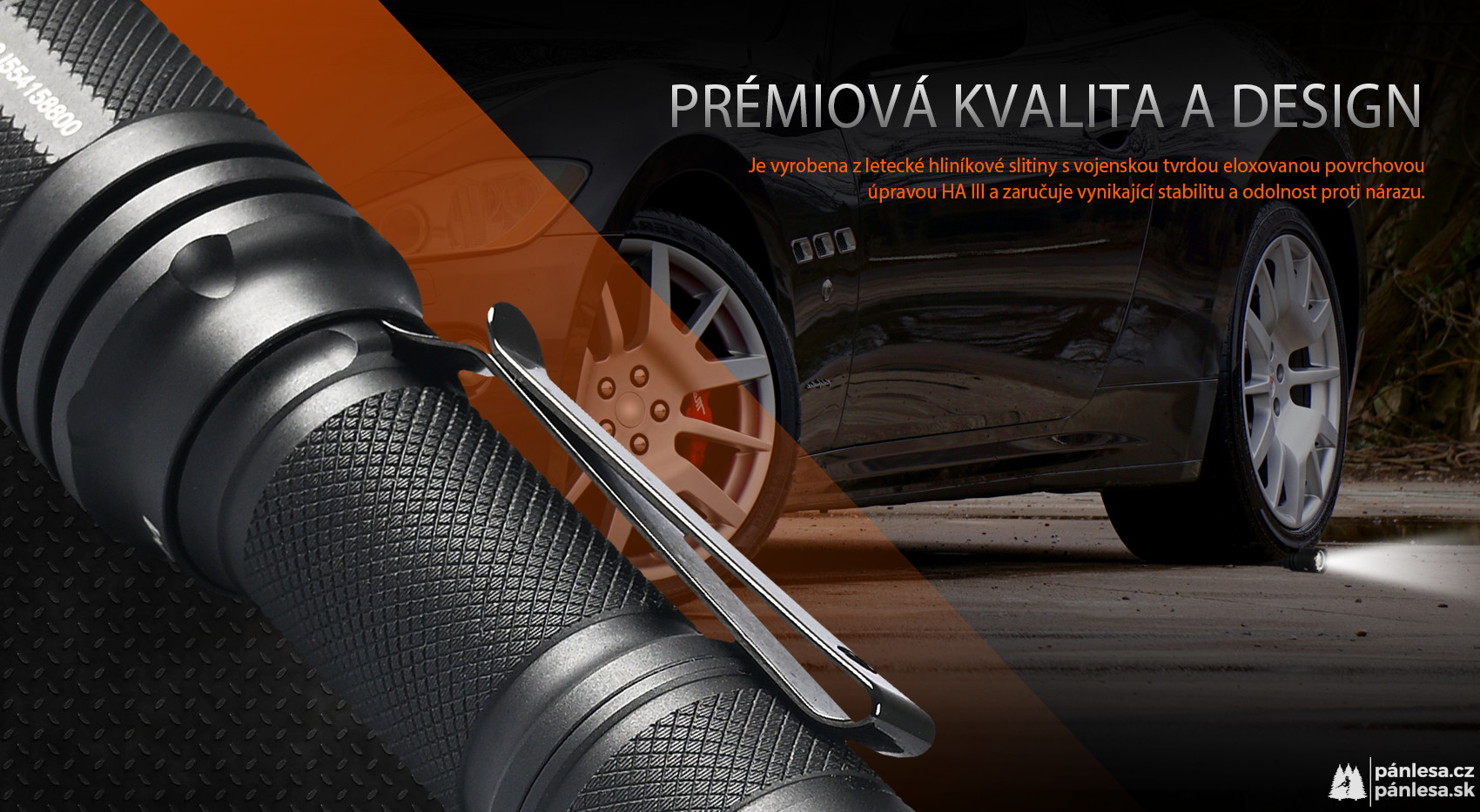 AceBeam Defender P16, 1800 lm, black - Taktická LED svítilna, černá