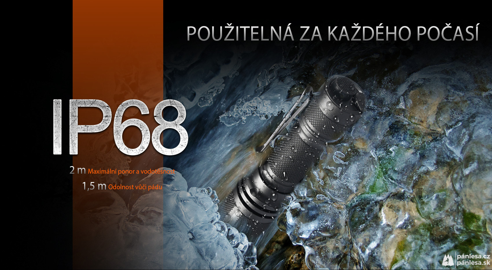 AceBeam Defender P16, 1800 lm, black - Taktická LED svítilna, černá