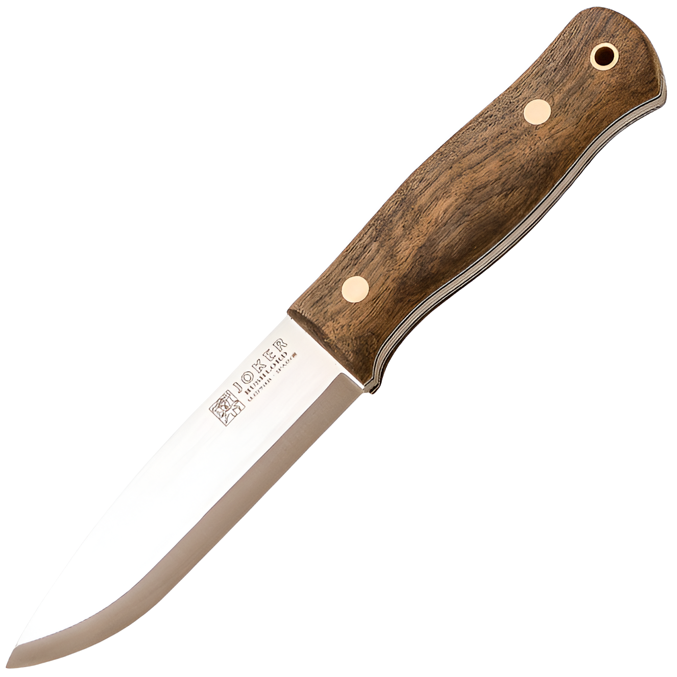 Joker Bushlord - Bushcraftový nůž, 11,4 cm, ořechové dřevo