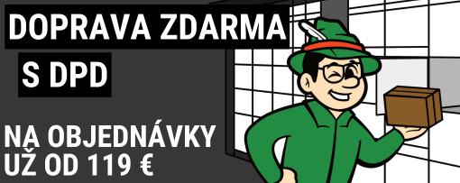 B Doprava zadarmo pro objednávkach už od 119 EUR na PánLesa.sk, Pán Lesa SK