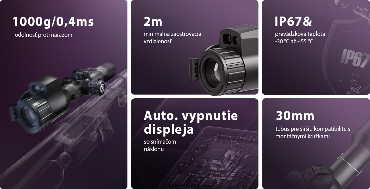 Hikmicro Alpex 4K Lite kľúčové vlastnosti