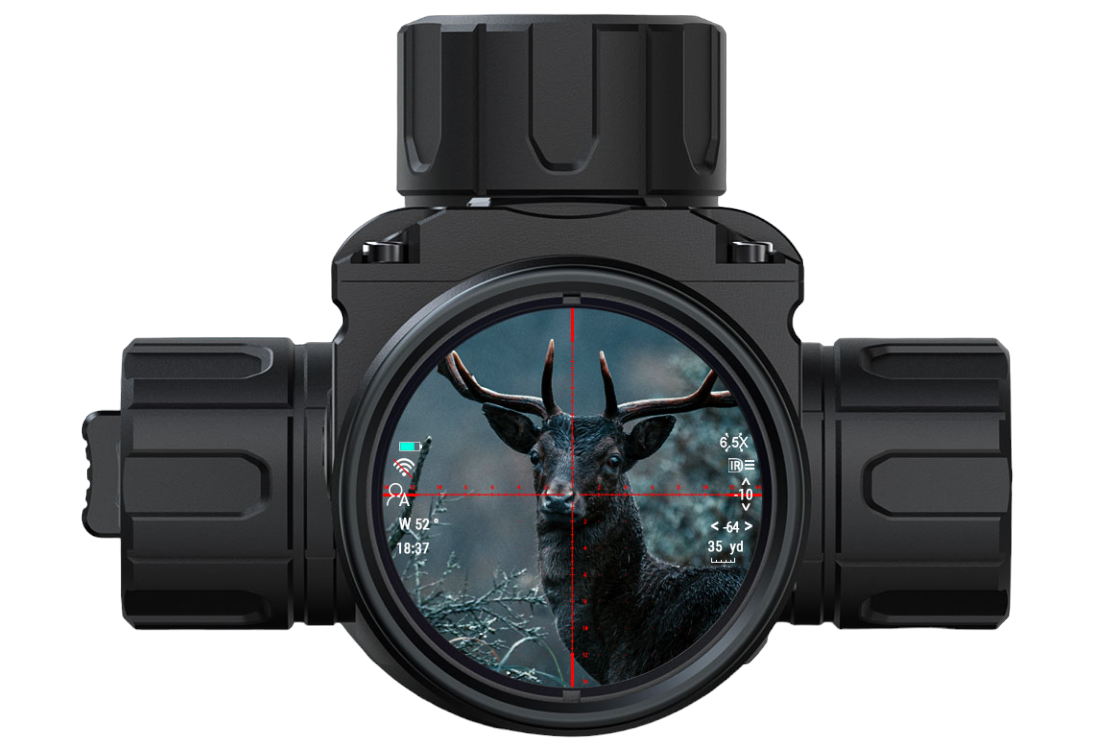 PARD Night Stalker 4K NS4-100 LRF 850nm - Puškohľad s nočným videním a diaľkomerom