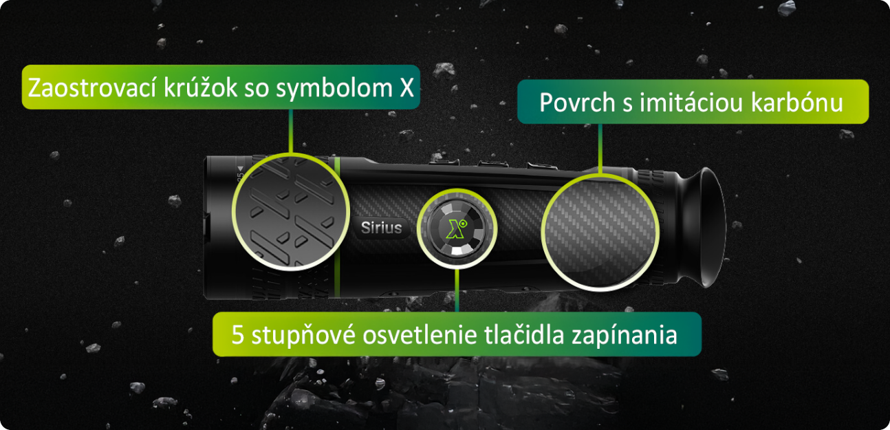 Pixfra, Sirius, design