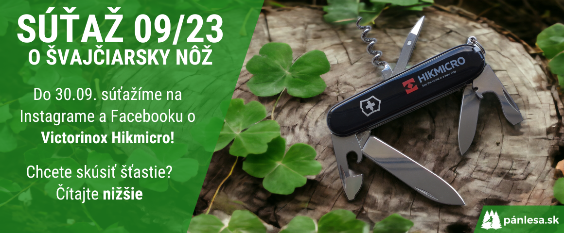 Septembrová súťaž o Victorinox Hikmicro, PánLesa.sk, Pán Lesa SK