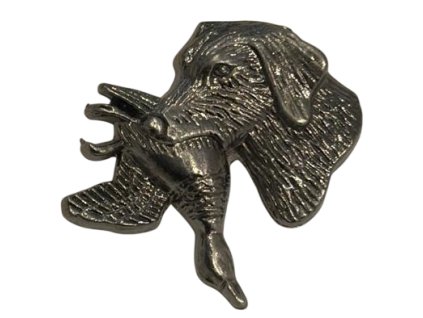 Joker Odznak na oblečenie poľovnícky pes s korisťou