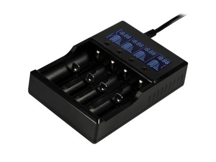 AceBeam A4 Charger – Nabíjačka batérií s LCD obrazovkou