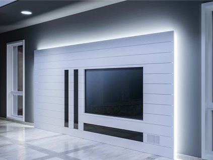 LED PÁSEK CW 24V 6W 8mm IP20 - 3015 LED IP20 - studená bílá