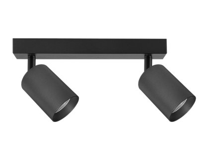 LEDMED bodové svítidlo METRO 2 GU10 černá 2x5W 38° 3000K - teplá bílá, stmívatelné