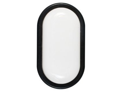 LEDMED Přisazené ekonomické LED svítidlo OVAL LED BASE 12W černá