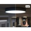 Přisazené chytré LED svítidlo VERONA CIRCLE SMART Tuya Wifi, černá