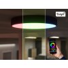 Přisazené chytré LED svítidlo VERONA CIRCLE SMART Tuya Wifi, černá