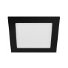Hranaté podhledové LED svítidlo DOWNLIGHT CCT SQUARE IP44 12W černý