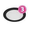 Kulaté podhledové LED svítidlo DOWNLIGHT CCT ROUND IP44 6W černý