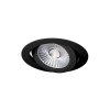 Výklopný stmívatelný LED podhled VP COB bodovka 6W, kulatý černý - neutrální bílá