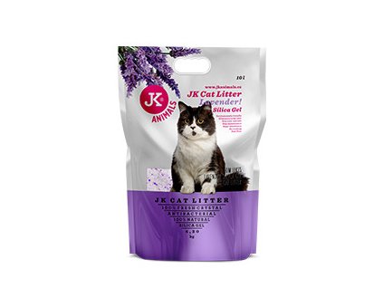 59142 3 jk animals cat litter lavender silica gel 4 3 kg 10 l 0