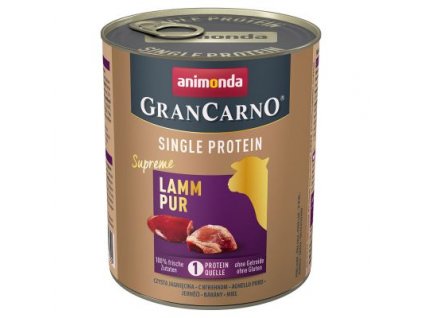 130712 pla animonda grancarno adult singleprotein supreme lammpur 800g hs 01 2